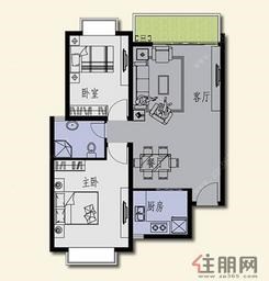 【嘉和万世 G户型】2室2厅1卫