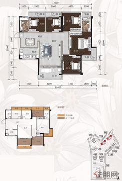 【7-8#03/04户型】5室2厅2卫1厨1阳台