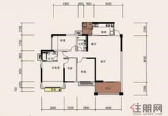 【富森领峰户型图】