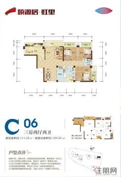 【C栋 06户型】3室2厅2卫1厨