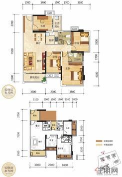 【2栋01户型】4室2厅2卫1厨2阳台