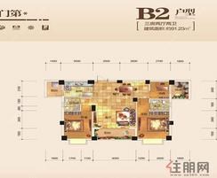 【B2户型】3室2厅2卫