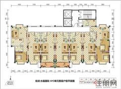 【佳润国际水晶4号公寓楼平面图】