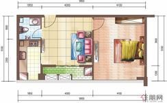 【2#楼B2一房一厅】1室1厅1卫1厨1阳台