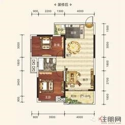 【1-2】2室2厅1卫1厨2阳台