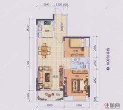 【7#1-03】2室2厅1卫