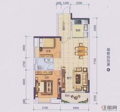 【7#1-04】2室2厅1卫