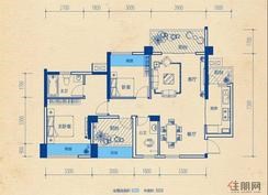 【6#楼B-6户型】2室2厅2卫1厨3阳台