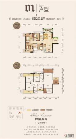 【8#01户型】4室2厅2卫1厨2阳台