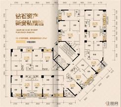 【5#公寓楼13—27层平面图 】