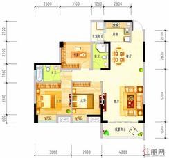 【4#楼03、04户型】3室2厅2卫1厨2阳台
