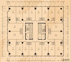 【1#楼标准层面图(5层以上）】