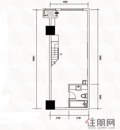 【B户型标准下层平面图】1卫