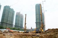 恒大翡翠龙庭施工现场