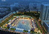 中心商业广场 鸟瞰图