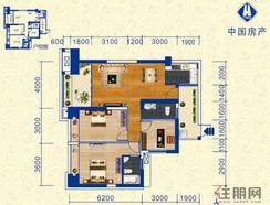 【B-1】3室2厅2卫1厨2阳台