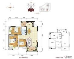 【2#楼C户型89.74㎡】3室2厅1卫1厨2阳台
