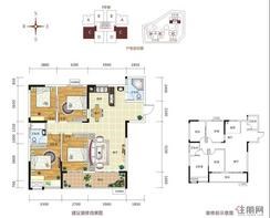 【3#楼C户型118.69㎡】4室2厅2卫1厨1阳台
