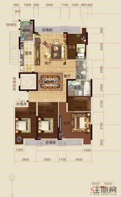 【C栋153㎡户型】4室2厅2卫1厨1阳台