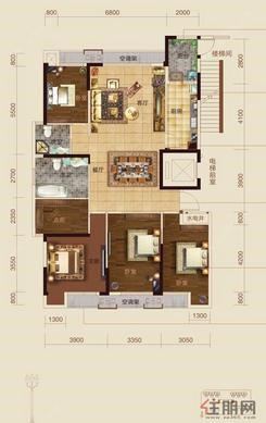 【C栋160㎡户型】4室2厅2卫1厨1阳台
