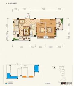 【1单元203-1803号房】2室1厅1卫1厨2阳台