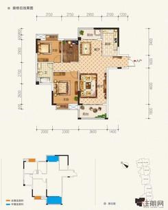 【1单元205-1805号房】3室2厅1卫1厨2阳台