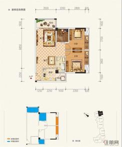 【2单元202-1802号房】3室2厅1卫1厨2阳台