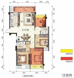 【B2户型】4室2厅2卫1厨2阳台