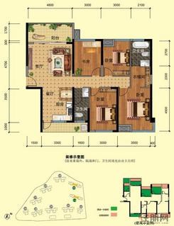 【F户型】4室2厅2卫1厨2阳台