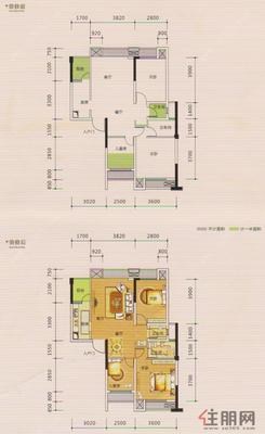 【D栋1单元03号/2单元02号】3室2厅2卫1厨10阳台