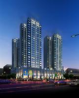 和世新都 夜景透视图