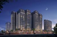 碧园·海公馆-沿新世纪大道夜景效果图