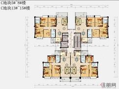 【C地块5#-8#、13#-15#A户型】2厅2卫1厨2阳台