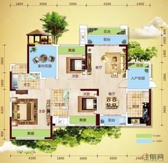【5#-A户型】4室2厅2卫1厨2阳台