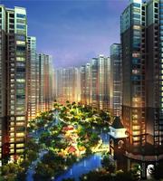 园林夜景图