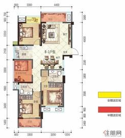 【B-1户型】4室2厅2卫1厨2阳台