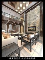 楼中楼复式2中式客厅
