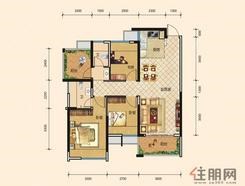 【1-D】3室2厅2卫1厨