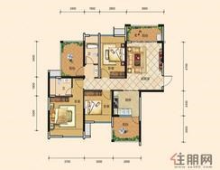 【5-B1】3室1厅2卫1厨