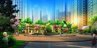 美兰国际城园林效果图