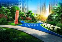 美兰国际城园林效果图