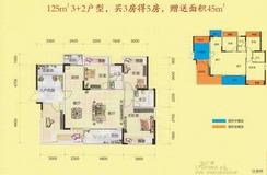 【容州商业城-C3户型】5室2厅2卫