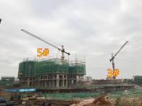 5#楼1单元在建7层，3#楼1单元在建架空层