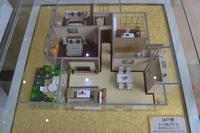 99㎡户型模型图