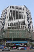 项目落外架实景图
