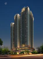 亲水湾夜景效果图