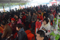 南俪5#楼开盘活动现场热闹氛围