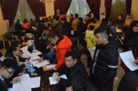 南俪5#楼开盘火爆签约现场