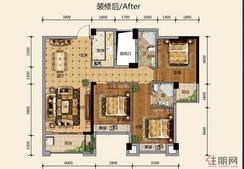 【三房两厅两卫】3室2厅2卫1厨2阳台