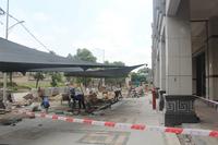 乾隆苑临街商铺火热施工中
